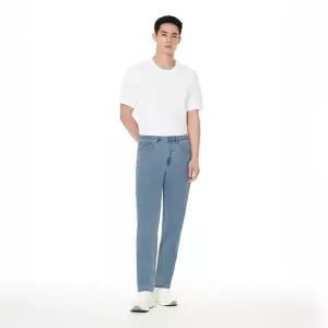 국내 정품 안다르 라이트 에어데님 맨즈 슬림 테이퍼드핏 청바지