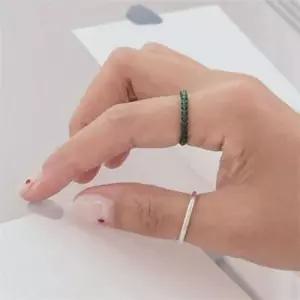 핸드메이드 비즈 반지 6COLOR 초보자 비즈 반지 6COLOR 키트 만들기 우정 비즈반지만들기세트