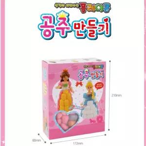 플레이콘 공주인형 제작키트 창의미술 DIY 곤충모형학습 유아만들기재료 친환경촉감놀이 매직콘 아트콘