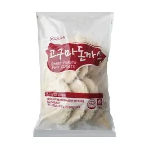 냉동 상신 고구마돈까스 2KG 달콤한고구마돈가스 대용량식자재