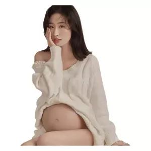 임산부만삭사진 만삭촬영 임부복원피스 임신 드레스 태교여행 빅사이즈 옷 스튜디오 웨딩