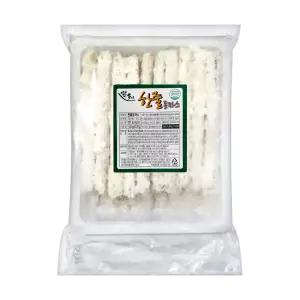 바삭한 김밥용 다미 한줄돈까스 1KG 통살돈가스
