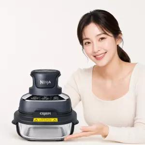 이영자 에어프라이어 유리 글라스 생선 치킨 꽂게 찜기 튀김 멀티쿠커 3.8L