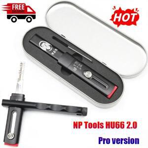 NP 도구 HU66 2.0 Pro 트위스트 디코더 2 in 1 핸들 자물쇠 제조공 용품 하드웨어 도구 Hu66 Kwik 디코더 V