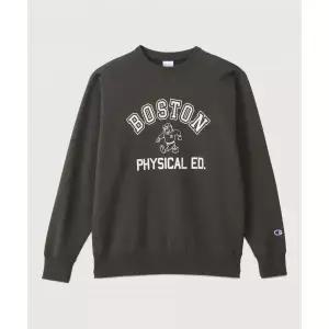 [국내매장판] 챔피온 BOSTON 레귤러핏 크루넥 스웨트셔츠 Off Black CHPM252JBSW004OB 270974