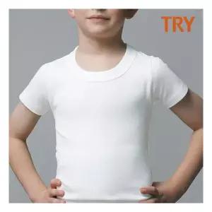 트라이 TRY남아 퓨어 순면 반팔런닝 1매 1102353