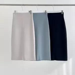 여성 H라인 절개 뒷트임 하이웨스트 롱스커트