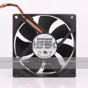 폭스콘 PVA080G12R 케이스 팬 80x80x25mm 12V 0.80A 4핀 듀얼볼