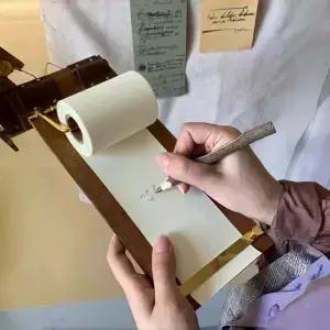 레트로 메모 패드 보드 클립은 스티커 용지 붙지 않는 종이 작은 손으로 쓴 주문 메뉴를 찢을 수