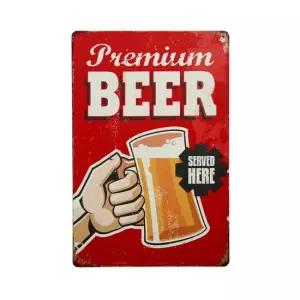 비어 beer 빈티지 철제 인테리어 소품 개업 선물 장식 호프집장식 레트로 인테리어액자