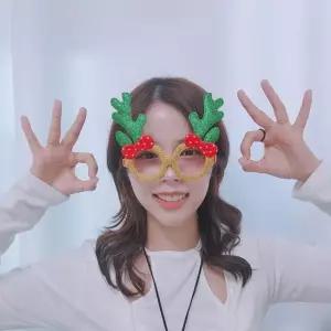 파티용품 산타눈사람 산타 루돌프안경 루돌프 크리스마스홈데코 파티용 독특한안경