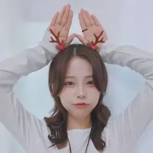 싼타 루돌프 파품 크리스마스머리띠 소품 트리 크리스마스 헤어용품 홈파티