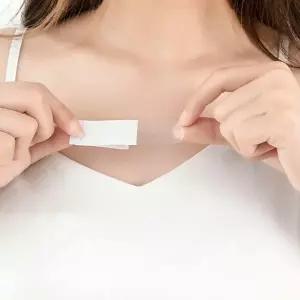 [라미컴퍼니]테이프 고정 옷스티커 의류 36매입 투명 양면 옷고정테이프 투명스티커 양면테이프 패션 옷