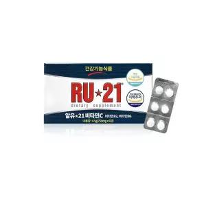 알유21 RU-21 비타민C 750mg x 6정 / 숙취해소