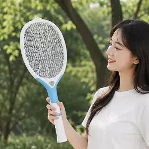 [셀러허브 생활리빙]여름 야외 가정 전기파리채 220V 충전식 모기채 (50060821)
