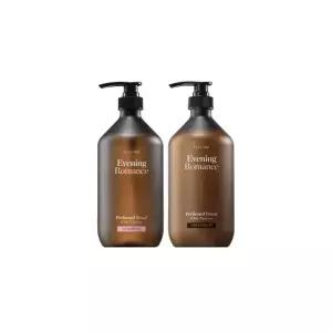 엘라스틴 퍼퓸드리추얼 약산성 두피 앤 손상 클리닉 탈모샴푸 이브닝 915ml + 트릿 915ml