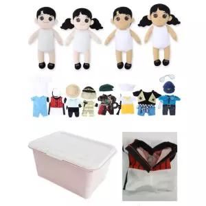2살 유치원 직업 하는일알기 소근육 옷입히기 인형4p+옷차림8p 완구 사고능력 도구
