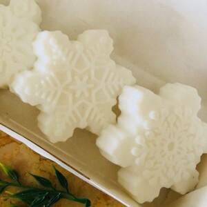 크리스마스 눈송이 양초 실리콘 금형 수제 비누 아로마 테라피 석고 수지 얼음 만들기 키트 홈 장식 선물