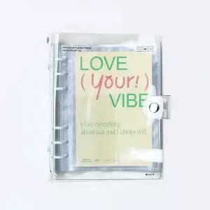 비온뒤 UQ24ET45 데코포켓 A6 6공바인더 PVC 커버