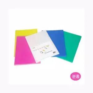 청색 IS80GV06 포켓홀더 반투명 화일 노랑 녹색 백색 시스템화일 클립 바인더