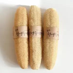[라이프스토리]장수 통통한 천연수세미 30~35cm 2개 주방 설거지