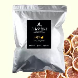 티랑 건조레몬 500g 원형 건레몬 대용량 카페납품 음료가니쉬 티타임 힐링 샌드위치 브런치모임 빵 아이스