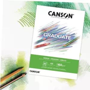 160g 드로잉패드 콘테 A4 작업 graduate 캔손 색연필