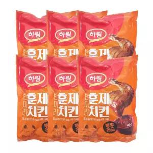 하림 반마리 훈제치킨 320g 6개