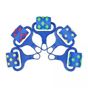 알콩달콩 EVA 롤러도형모양 스탬프놀이 어린이용 미술도구 찍기 물감