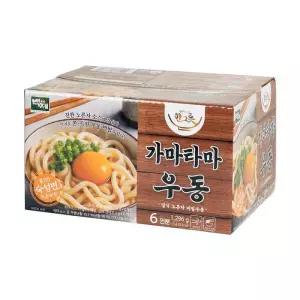 백제 가마타마우동 216g x 6 코스트코 코와샵2605