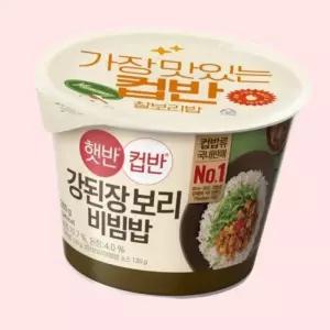 CJ제일제당 CJ 햇반컵반 강된장보리비빔밥 280G 4760016