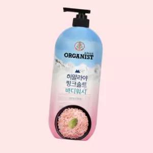 오가니스트 핑크솔트 바디워시 민트 900G 4751353