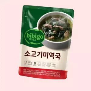 비비고 CJ 소고기미역국 500G 4751098