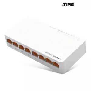 ipTIME H8008 초소형 8포트 기가비트 스위치 스위칭 허브 1Gbps