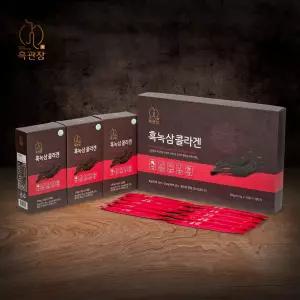 [흑관장] 흑녹삼콜라겐 흑삼 피쉬콜라겐 (12g x 10포 x 3박스) 피부미용 피로회복