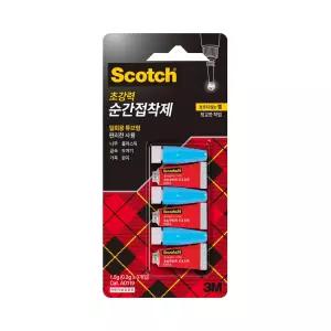 3M 순간접착제 일회용 젤타입 AD119 0.5g 3개입 스카치 강력 본드 다용도 접착