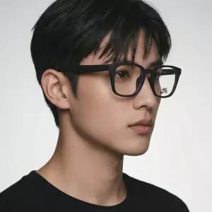 [나이키] 안경테 NIKE7114 002 무광 블랙 뿔테 스퀘어 남자 여자
