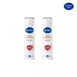 [니베아]니베아 데오드란트 스프레이 드라이콤포트 200ml 2개