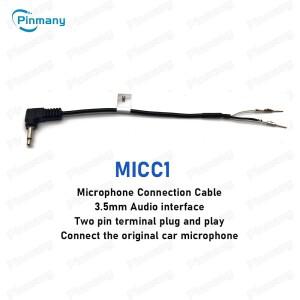 자동차 라디오 마이크 케이블 어댑터 MICC1 안드로이드 헤드 유닛 와이어 하네스 플매트 카펫 러그 소켓 커