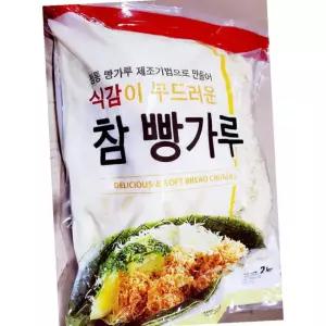 진현 굵은 빵 가루 2K 3개 튀김 재료 돈까스