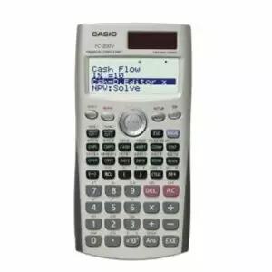 카시오 AQ66YX08 재무용계산기 FC-200V 일반계산기 계산기전문 사무용 공