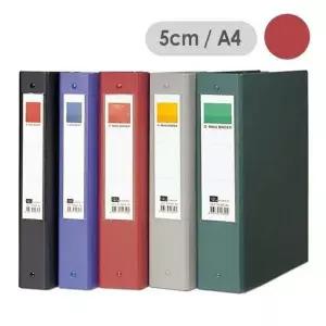3공링 KO38GR84 바인더 합지 제본 A4 5cm 적색 두꺼운 서류철 파일철