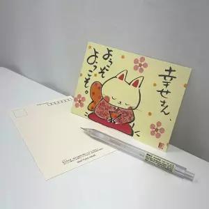 일본제 일본소품 행운의 고양이 엽서/일러스트/모음/드림/감성/컬러/캐릭터즈/디자인/벽꾸미기/포토/소망