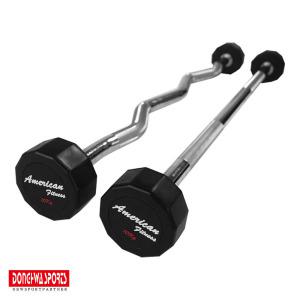 아메리칸 12각 고정식바벨 10kg~30kg 일자바/컬바