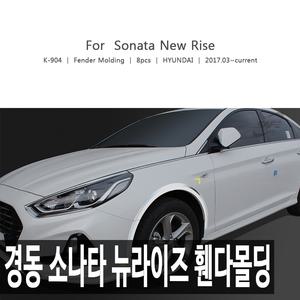 경동산업 쏘나타 뉴라이즈 휀다 몰딩/크롬 커버 펜더가니쉬