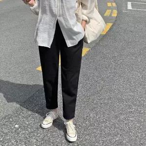 핫핑 [시즌스테디][출근룩/개강룩] 최고좋아2 밴딩와이드팬츠