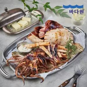 바다원 촉촉한 원양산 반건조오징어 5+5미 550+550g) 특대