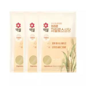 백설 브라운 자일로스 설탕 2kg x 3봉