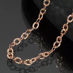 14K 18K 체인 목걸이 45cm 아우라 4mm 골드 여성 볼드 레이어드 금목걸이