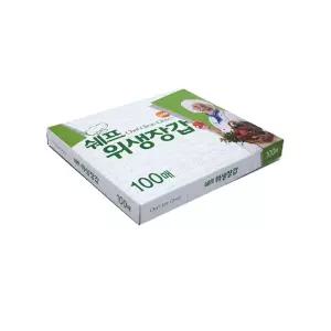 간편하게 뽑아 쓰는 쉐프 위생장갑 100매 / 30개 대용량 1BOX